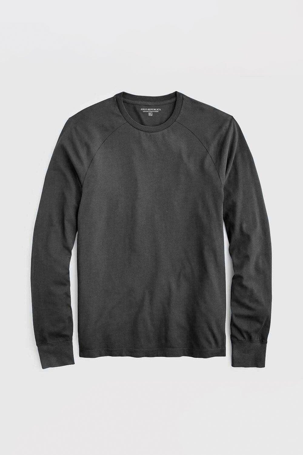 Polo Republica Men's Essentials Raglan Long Sleeve Tee Shirt
