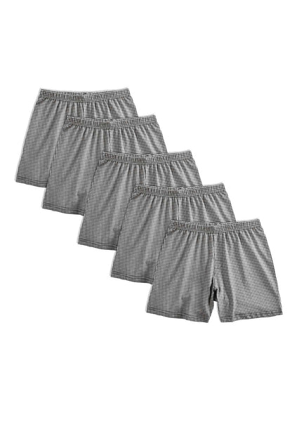 Polo Republica Men's Houndstooth Boxer Shorts - Pack Of 5 Men's Underwear Polo Republica 